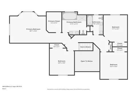 Floorplan - 3489 Wolfberry Ct, Eagan, MN 55123 photo 2 of 4
