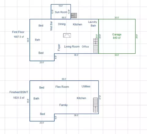 Floorplan - 2426 Cooper Ave S, Saint Cloud, MN 56301 photo 1 of 1