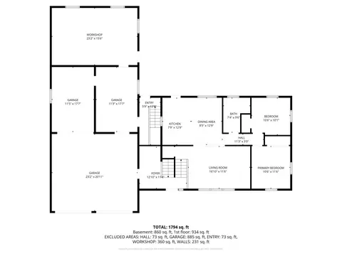 Floorplan - 417 Warner Ave, Spring Valley, MN 55975 photo 2 of 3
