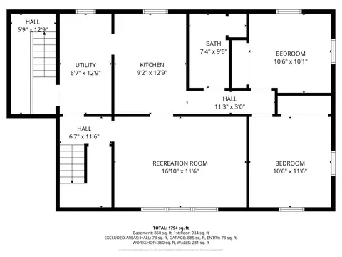 Floorplan - 417 Warner Ave, Spring Valley, MN 55975 photo 1 of 3