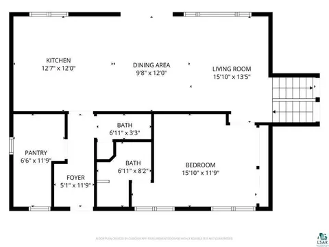 Floorplan - 2538 E Garrison Rd, Foxboro, WI 54836 photo 2 of 4