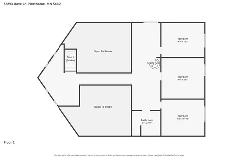 Floorplan - 55893 Dove Ln, Northome, MN 56661 photo 3 of 4