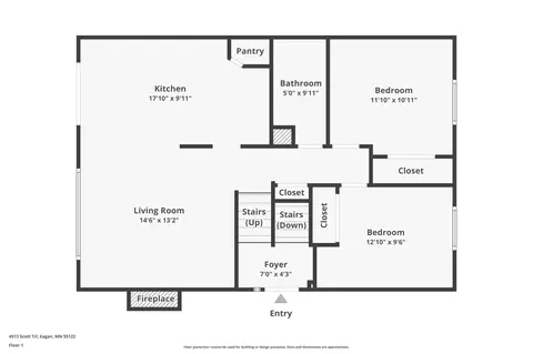 Floorplan - 4513 Scott Trl, Eagan, MN 55122 photo 1 of 3