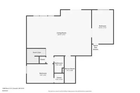 Floorplan - 12989 Bauer Dr N, Champlin, MN 55316 photo 10 of 12
