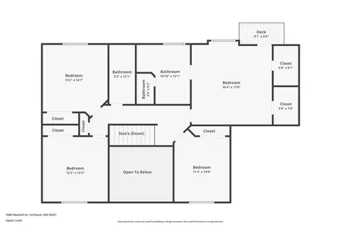 Floorplan - 1008 Newhall Dr, Faribault, MN 55021 photo 3 of 4