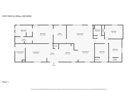 Floorplan - 5378 125th St, Milaca, MN 56353 photo 1 of 1