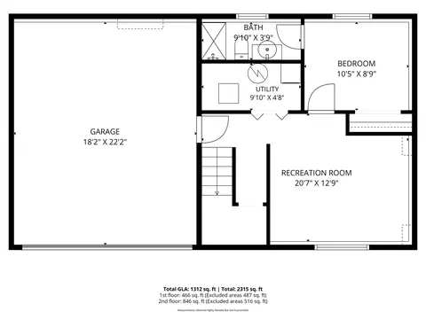 Floorplan - 10541 Unity St NW, Coon Rapids, MN 55433 photo 2 of 5