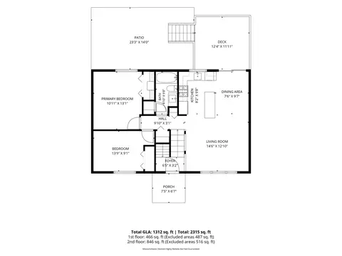 Floorplan - 10541 Unity St NW, Coon Rapids, MN 55433 photo 3 of 5