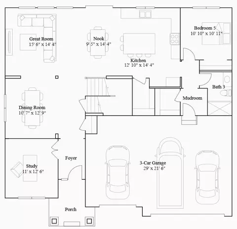 Floorplan - 1061 Aster Blvd, Rosemount, MN 55068 photo 1 of 3