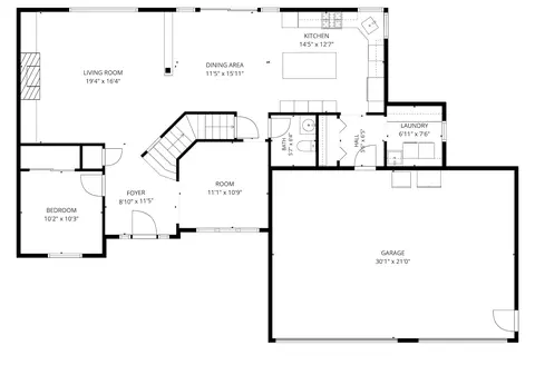 Floorplan - 2001 Buffalo Run Rd, Buffalo, MN 55313 photo 1 of 3