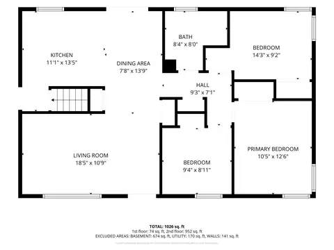 Floorplan - 1661 Lavaque Rd, Duluth, MN 55810 photo 2 of 3