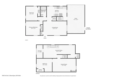 Floorplan - 10035 3rd Ave S, Bloomington, MN 55420 photo 1 of 3