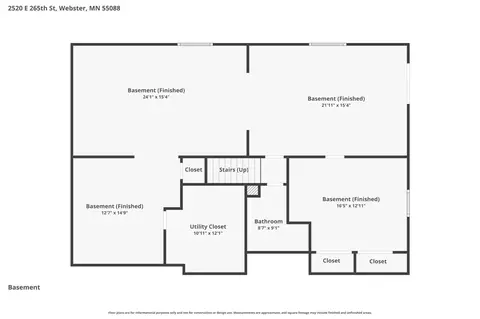 Floorplan - 2520 E 265th St, Webster, MN 55088 photo 3 of 4