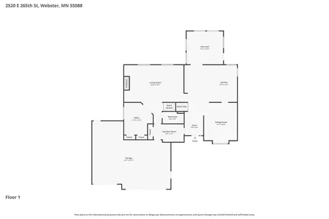 Floorplan - 2520 E 265th St, Webster, MN 55088 photo 1 of 4