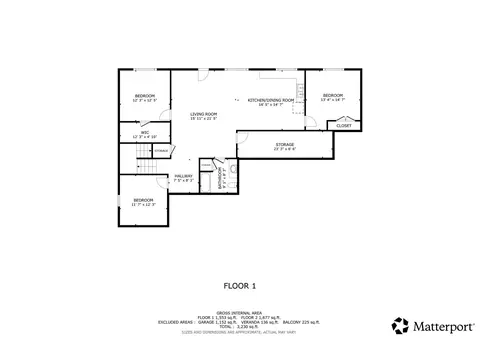 Floorplan - 2952 8th Ave, Chetek, WI 54728 photo 1 of 2