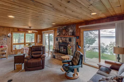 Living - 4814 Hiram Loop Rd NW, Hackensack, MN 56452 photo 4 of 6