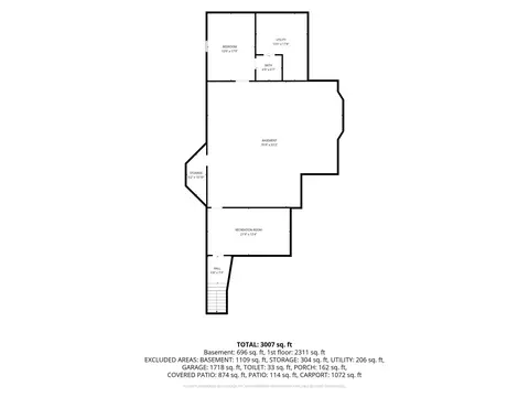 Floorplan - 12814 92nd St, Bloomer, WI 54724 photo 1 of 3
