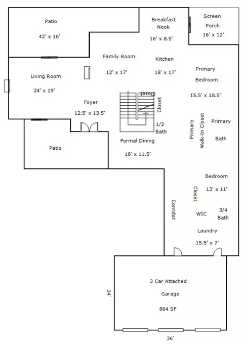 Floorplan - 4770 Manitou Rd, Excelsior, MN 55331 photo 1 of 3