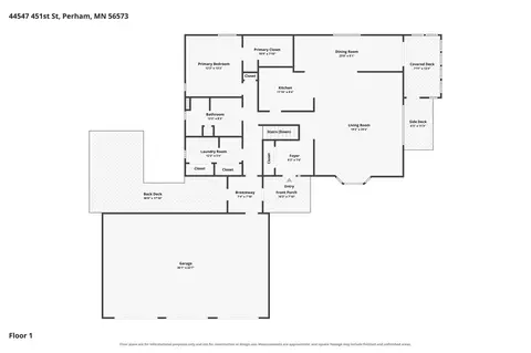 Floorplan - 44547 451st St, Perham, MN 56573 photo 1 of 2