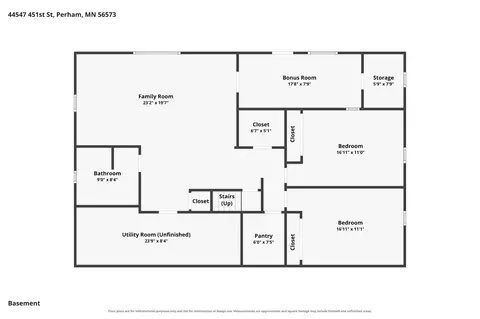 Floorplan - 44547 451st St, Perham, MN 56573 photo 2 of 2