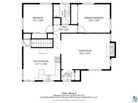 Floorplan - 1724 E 3rd St, Superior, WI 54880 photo 3 of 6