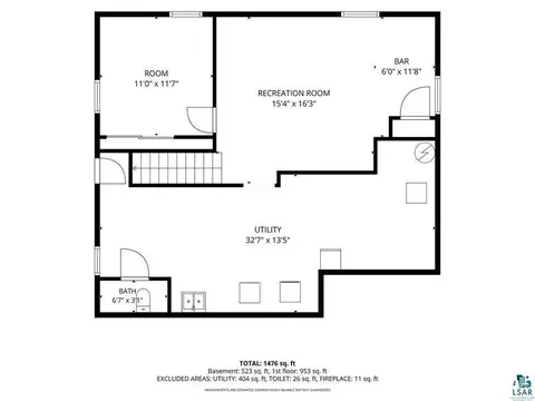 Floorplan - 1724 E 3rd St, Superior, WI 54880 photo 1 of 6
