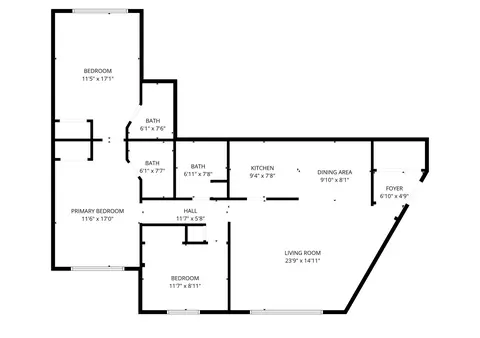 Floorplan - 5410 Three Points Blvd #411, Mound, MN 55364 photo 1 of 1