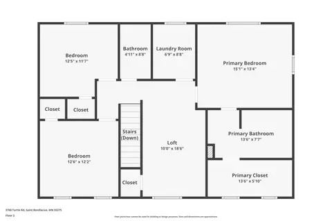 Floorplan - 3760 Turtle Rd, Minnetrista, MN 55375 photo 4 of 4