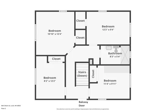 Floorplan - 404 S Main St, Luck, WI 54853 photo 2 of 2