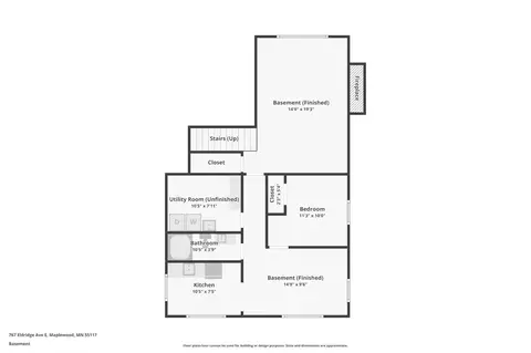 Floorplan - 767 Eldridge Ave E, Maplewood, MN 55117 photo 2 of 3