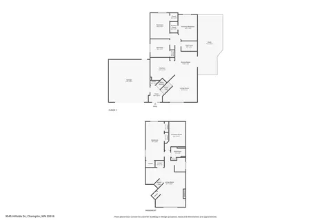 Floorplan - 9545 Hillside Dr, Champlin, MN 55316 photo 2 of 3
