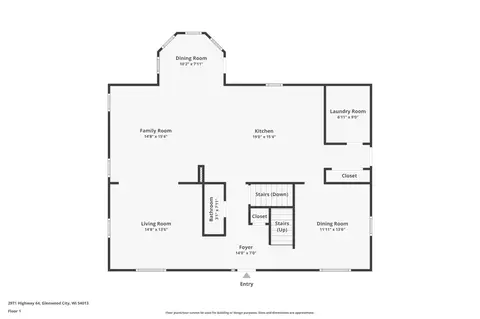 Floorplan - 2971 State Road 64, Glenwood City, WI 54013 photo 2 of 3
