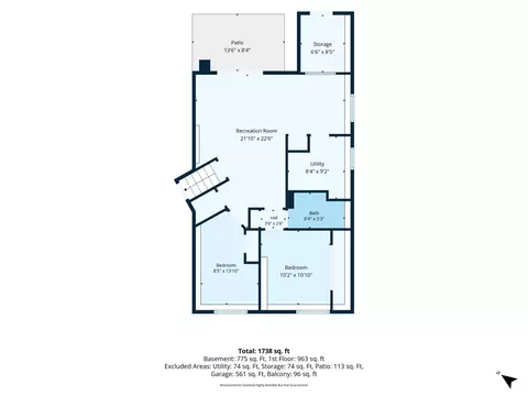 Floorplan - 4 Shepherd Ct, Circle Pines, MN 55014 photo 2 of 3
