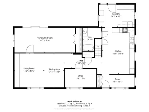 Floorplan - 1764 Main St, Centerville, MN 55038 photo 1 of 3