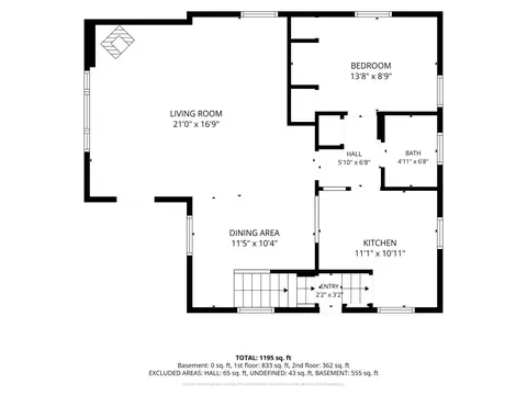 Floorplan - 647 E 7th St, Albert Lea, MN 56007 photo 1 of 4