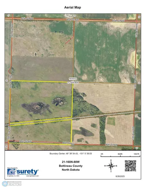 Sw 1/4 21 160 80, Maxbass, ND 58760