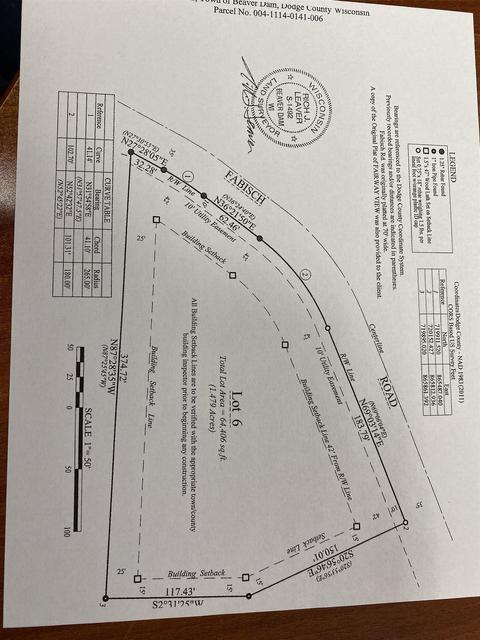 Lot 6 Fabisch Road, Beaver Dam, WI 53916