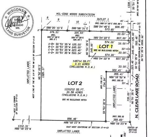 lot1 N Clear Lake Rd, Milton, WI 53563