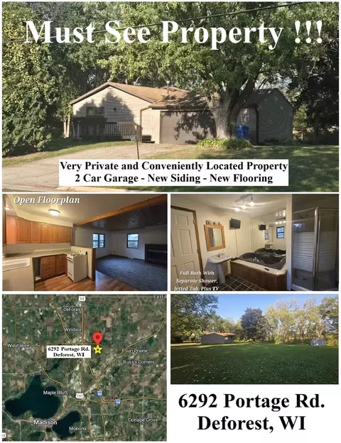 6292 Portage Rd, Deforest, WI 53532
