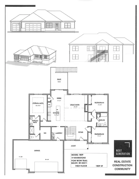 Floorplan - 2365 Pow Wow Trl, Beloit, WI 53511 photo 1 of 1