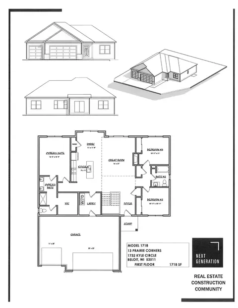 Floorplan - 1732 E Kyle Cir, Beloit, WI 53511 photo 1 of 1
