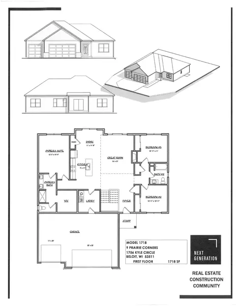 Floorplan - 1756 E Kyle Cir, Beloit, WI 53511 photo 1 of 1