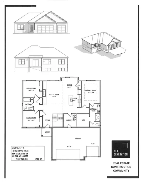 Floorplan - 234 Moraine Dr, Ripon, WI 54971 photo 1 of 1