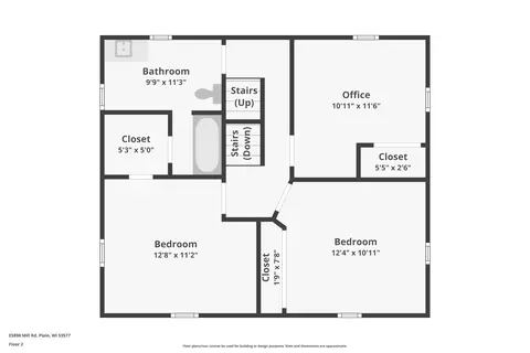 Floorplan - e5898 Mill Road, Plain, WI 53577 photo 2 of 3