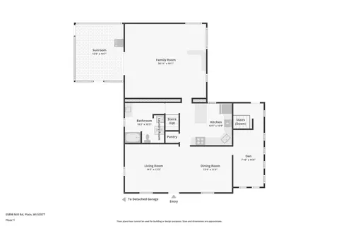 Floorplan - e5898 Mill Road, Plain, WI 53577 photo 1 of 3