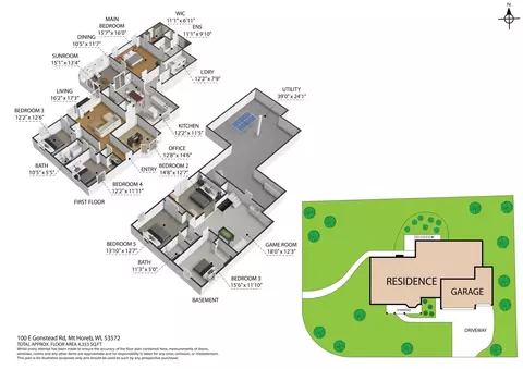 Floorplan - 100 E Gonstead Rd, Mount Horeb, WI 53572 photo 2 of 2