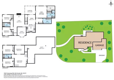 Floorplan - 100 E Gonstead Rd, Mount Horeb, WI 53572 photo 1 of 2