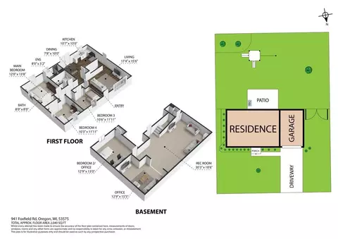 Floorplan - 941 Foxfield Rd, Oregon, WI 53575 photo 1 of 2