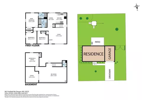 Floorplan - 941 Foxfield Rd, Oregon, WI 53575 photo 2 of 2