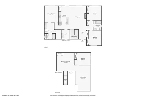 Floorplan - 67 E Ash Ln, Milton, WI 53563 photo 3 of 3